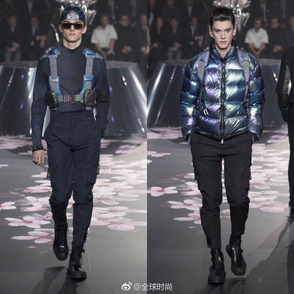 Dior 2019早秋男装系列东京发布秀，此次迪奥男装艺术总监KIM JONES从日本传统文化与日本当代艺术家空山基的作品中汲取灵感，并将此成功融入整个早秋男装系列的设计中，呈现出这场极具未来感的时尚大秀。