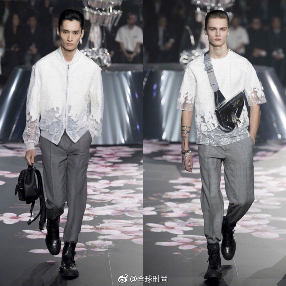 Dior 2019早秋男装系列东京发布秀，此次迪奥男装艺术总监KIM JONES从日本传统文化与日本当代艺术家空山基的作品中汲取灵感，并将此成功融入整个早秋男装系列的设计中，呈现出这场极具未来感的时尚大秀。