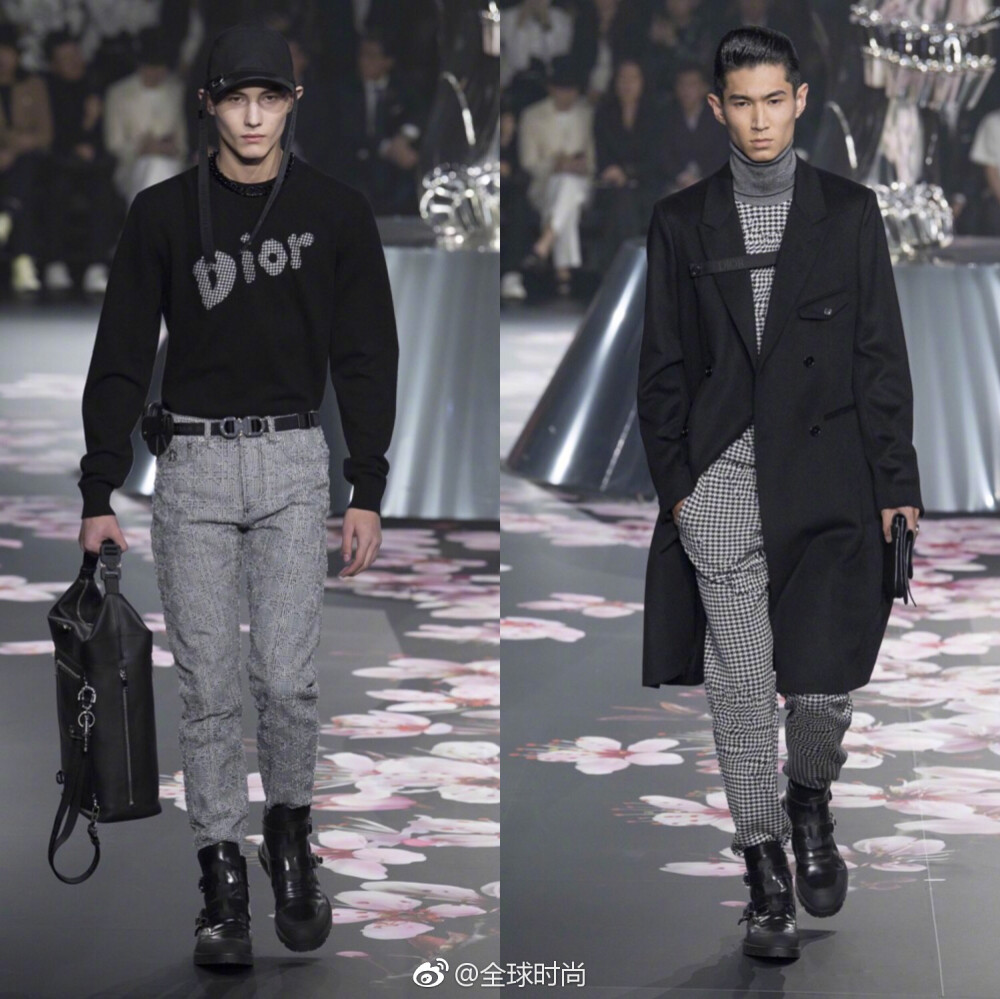 Dior 2019早秋男装系列东京发布秀，此次迪奥男装艺术总监KIM JONES从日本传统文化与日本当代艺术家空山基的作品中汲取灵感，并将此成功融入整个早秋男装系列的设计中，呈现出这场极具未来感的时尚大秀。