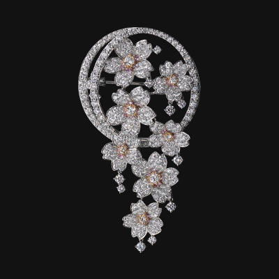 日本|奢华珠宝
1861年创业，到现在已经157年历史的京都老铺「IMAYO 京都御池サロン」
这组珠宝灵感来自京都传统庭院，盛开的樱花、翩翩起舞的艺伎、叠翠流瀑的绿植，静谧幽远，叙说百年故事。 ​​​​