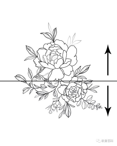 素花白描