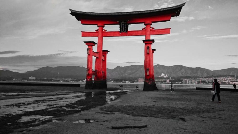 严岛神社。