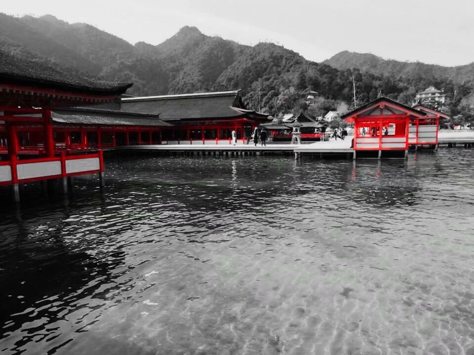 严岛神社。