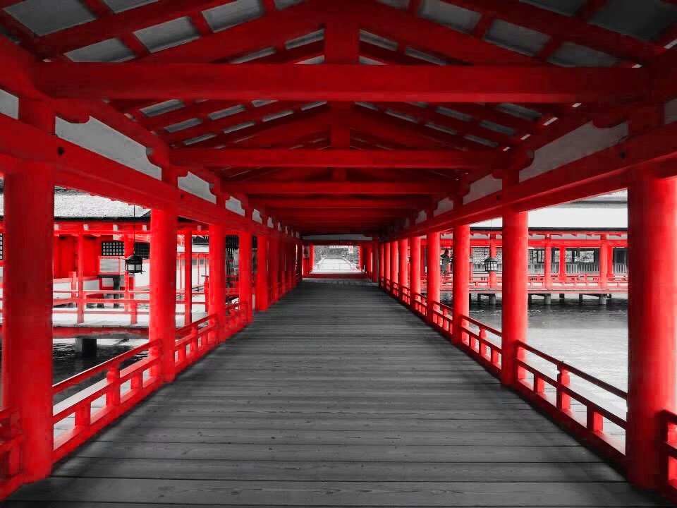 严岛神社。