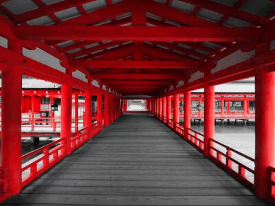 严岛神社。