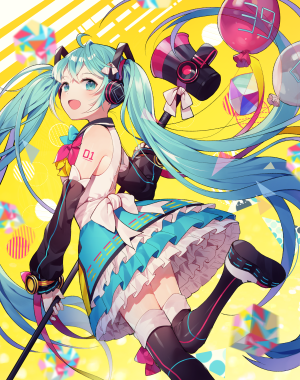 VOCALOID 初音未来 绘师：Azit（p id=5753021） 本作品id=71947756