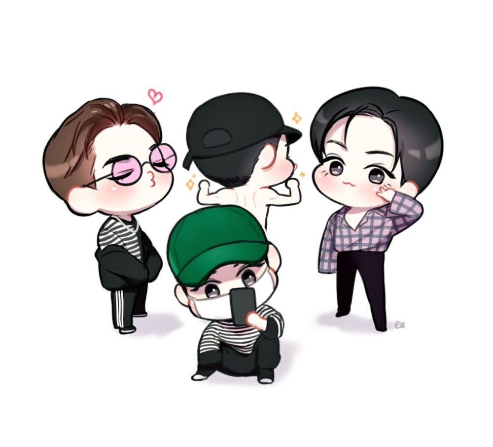 Mark，嘎嘎，bambam，有谦