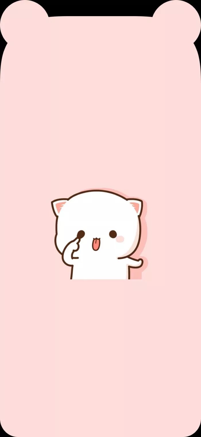 【iPhone X 小耳朵壁纸】