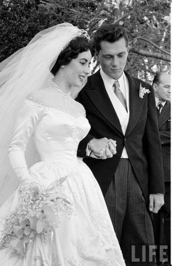 Edward Clark, Portrait of Elizabeth Taylor's wedding to Nick Hilton, May 5, 1950 ​ ​​​