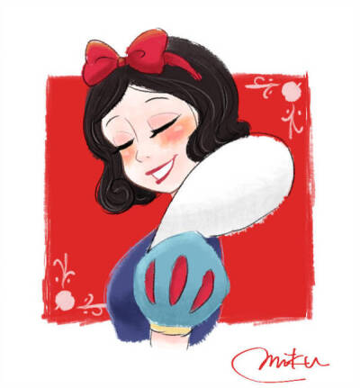 迪士尼 动漫 Disney 插画