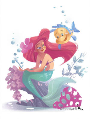 迪士尼 动漫 Disney 插画