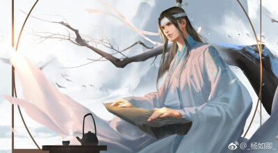 手绘古风白衣人物
画师见水印