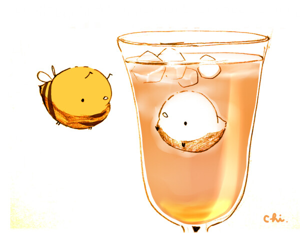 萌图 p站 甜品 吃货 美食 手帐 手帐素材 插画 可爱 套图 小鸡崽