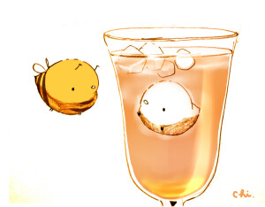 萌图 p站 甜品 吃货 美食 手帐 手帐素材 插画 可爱 套图 小鸡崽