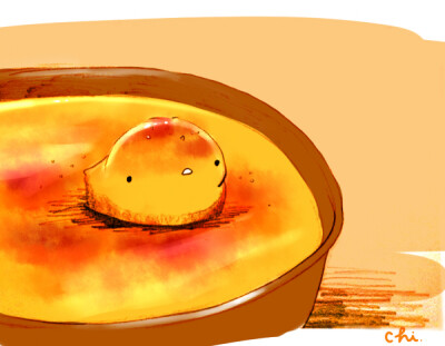 萌图 p站 甜品 吃货 美食 手帐 手帐素材 插画 可爱 套图 小鸡崽