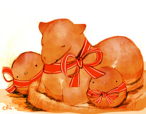 萌图 p站 甜品 吃货 美食 手帐 手帐素材 插画 可爱 套图 小鸡崽