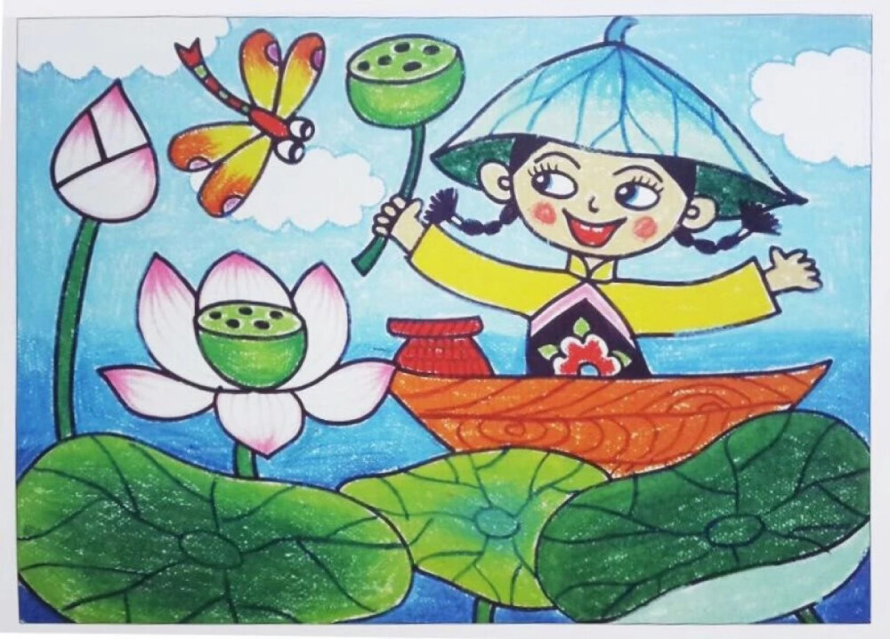 儿童画 超轻粘土 鸡 中国娃娃