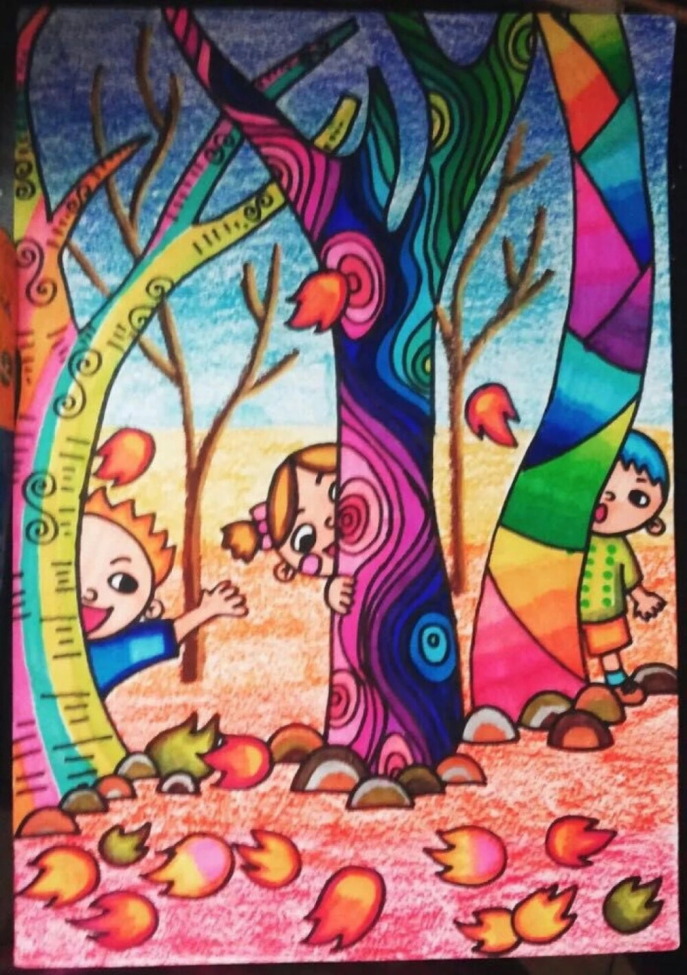 儿童画 超轻粘土 鸡 中国娃娃