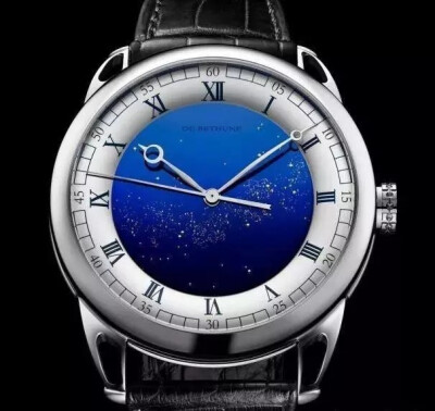 De Bethune 用表盘演绎的蓝色梦想——DB25 Starry Varius陀飞轮