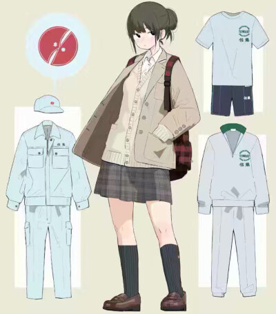 【如果喜欢就请坚持】日本校服 水手服 参考 教程 jk 衣服 服装 服饰