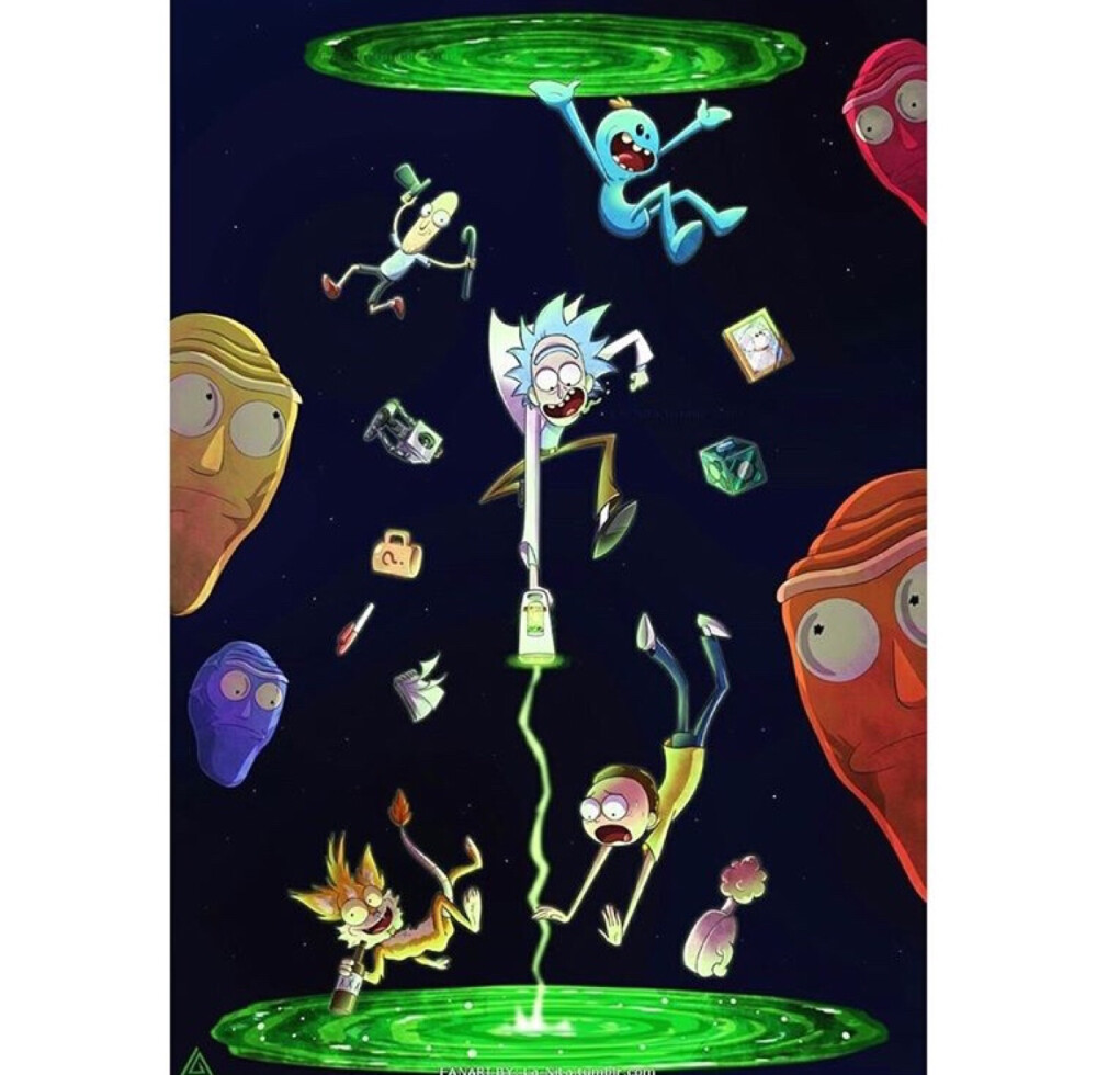 Ins Via:rickmorty_universe