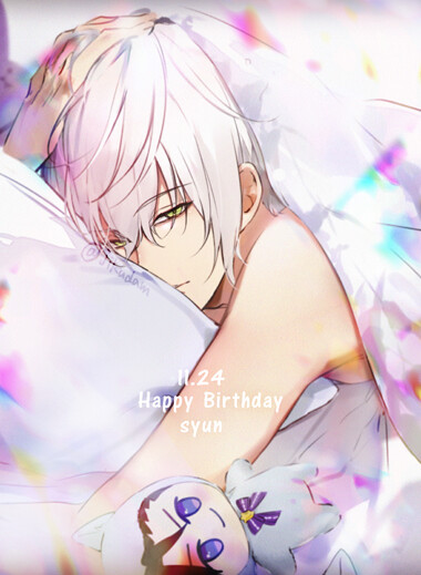 月歌 procellaarum 霜月隼 动漫 官图 美少年 隼桑,迟来的生日快乐哦