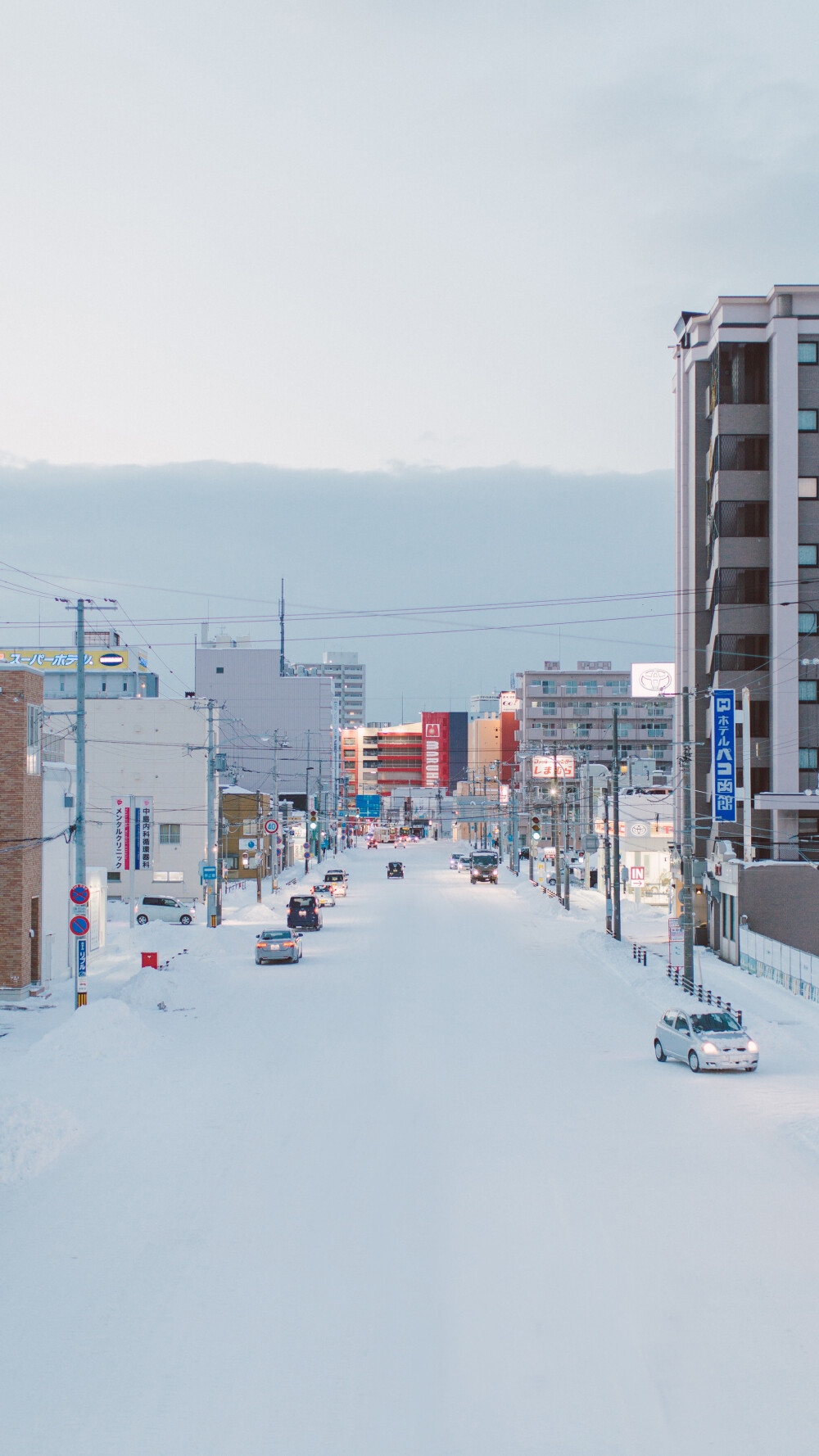 北海道纯风景手机壁纸。