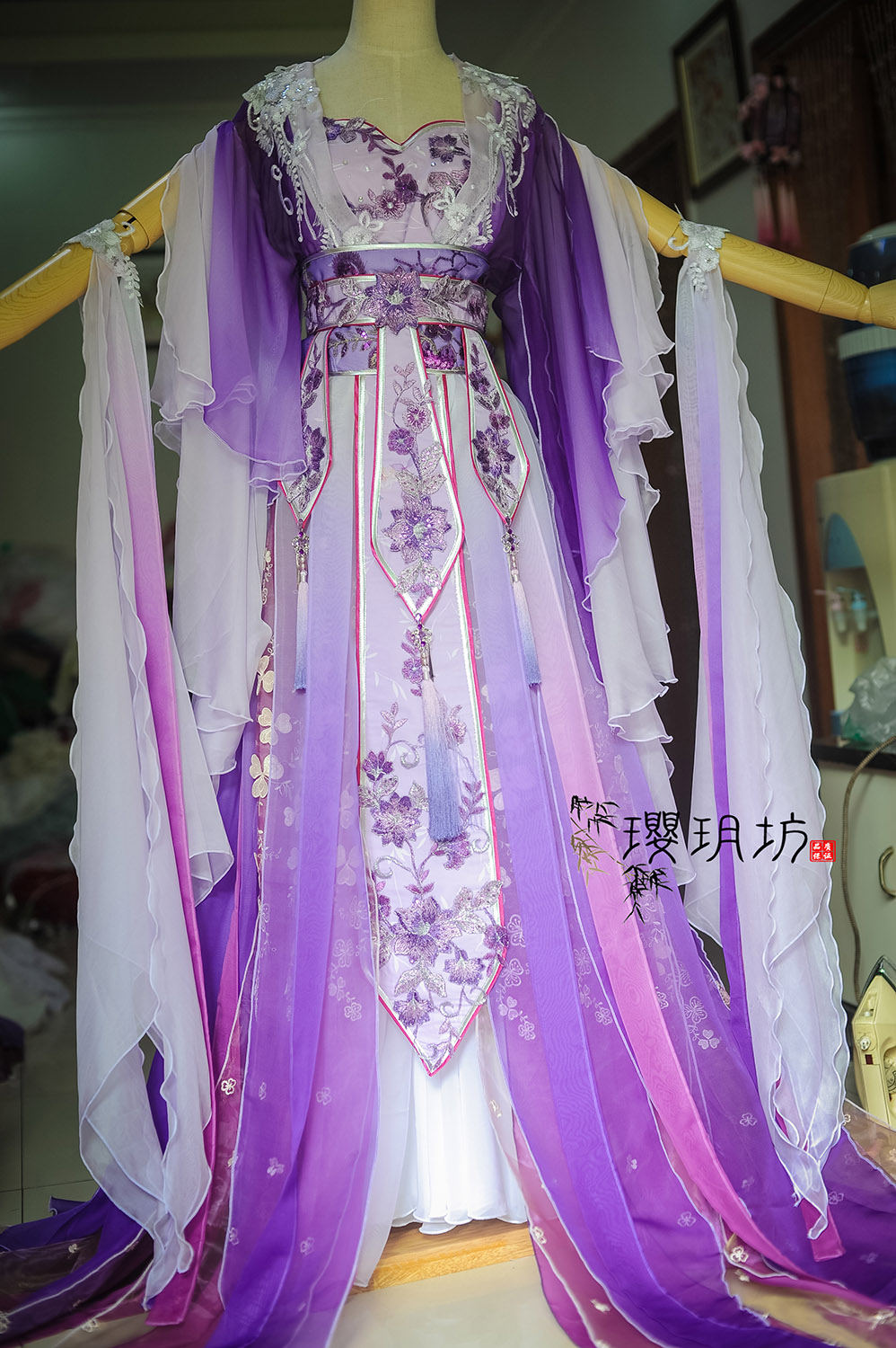 【璎玥】【紫怜】妖神花千骨cosplay古装华丽服装紫色十三月