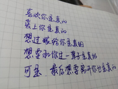 真的