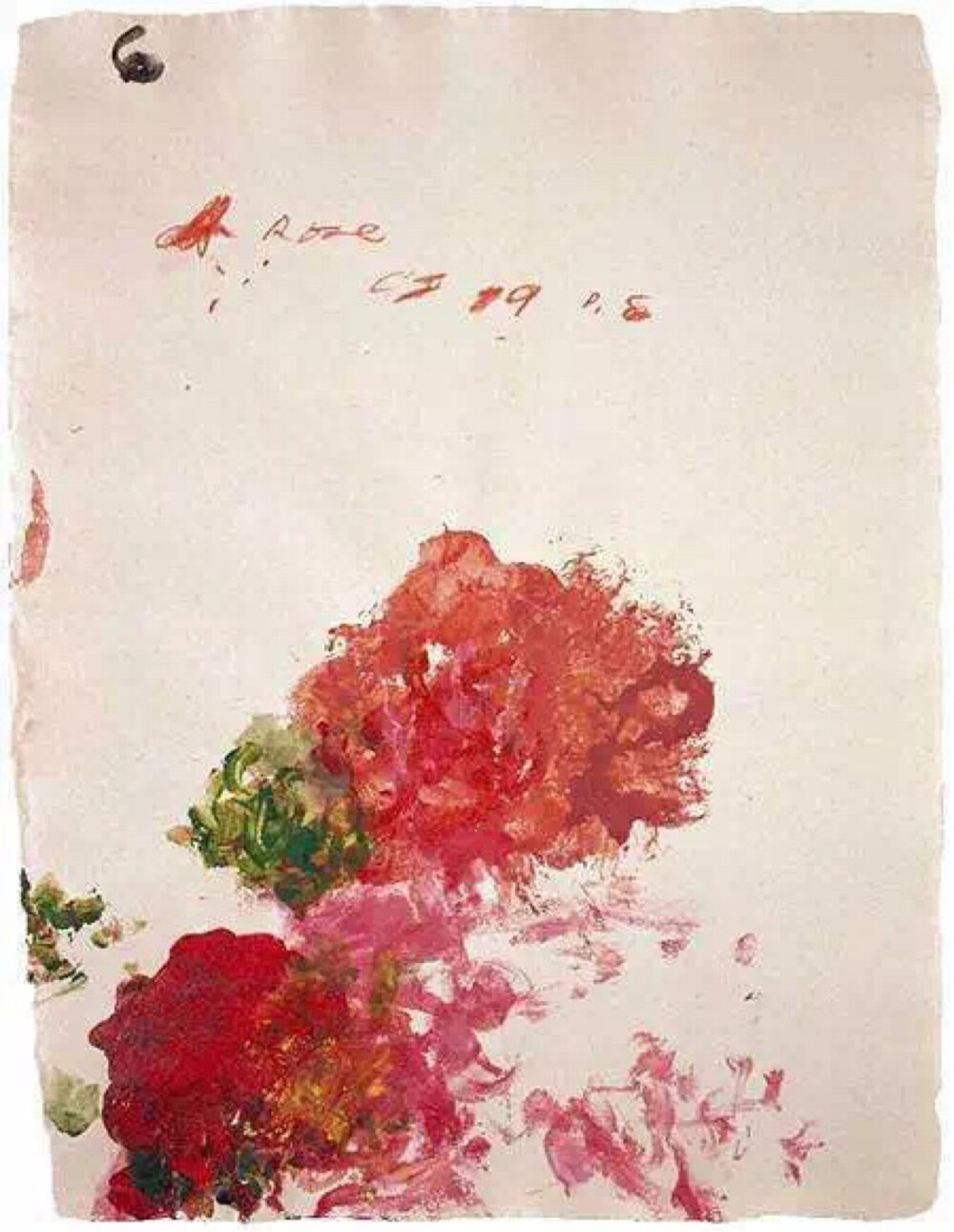 Cy Twombly [美]
你知道该怎么找到我 ，
我们学完了爱的全部。