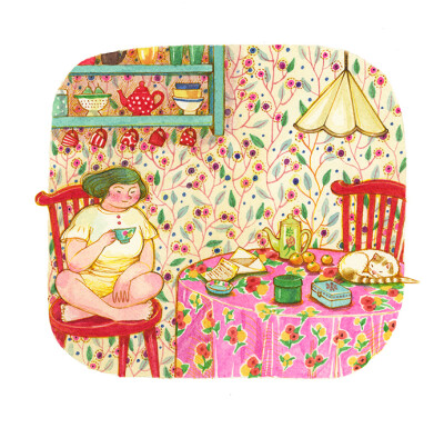 teatime ~ 插画 EunyoungSeo