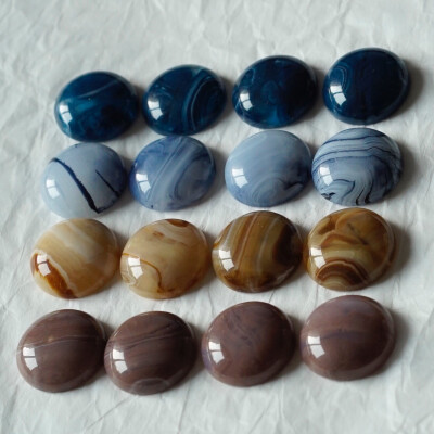 质感仿大理石感晕染树脂半丸贴片日本DIY手作材料饰品配件耳钉