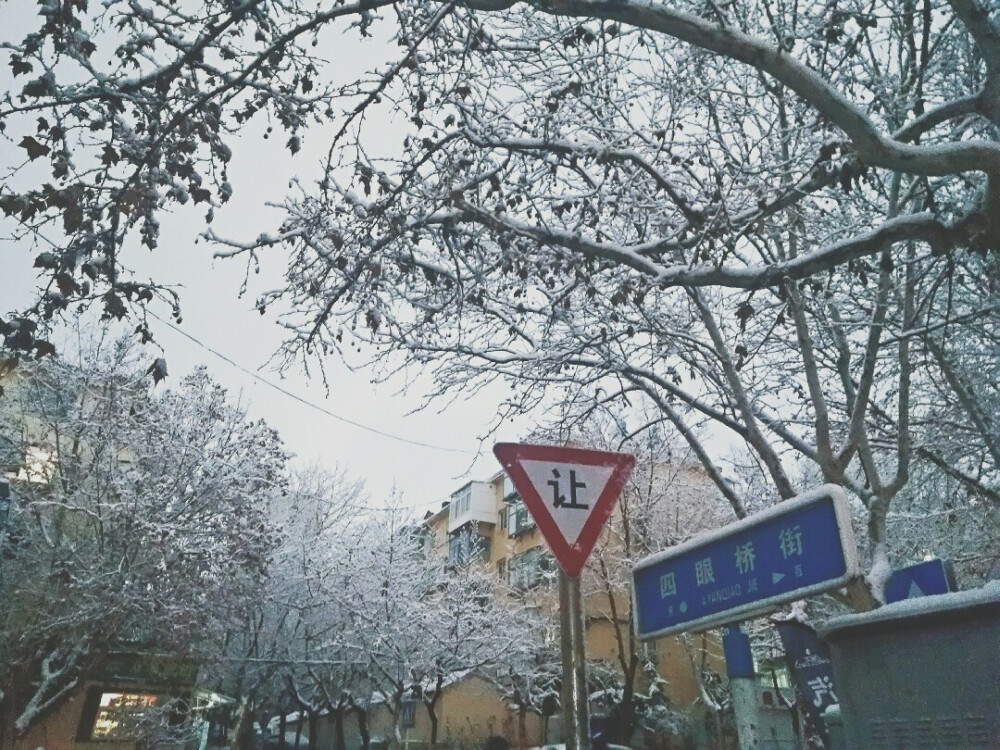 烟台雪景