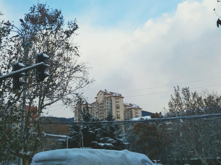 烟台雪景