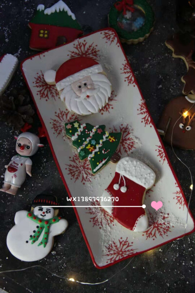 圣诞节系列糖霜饼干