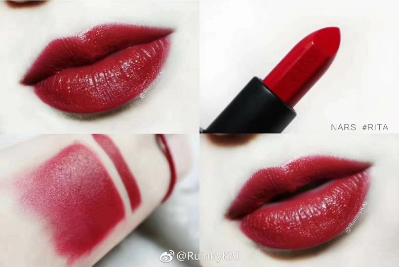 NARS2018年圣诞限定套组·Rita and Mona Little Fetishes，包含两支口红，特别合适，大小合适，而且也不会用不完