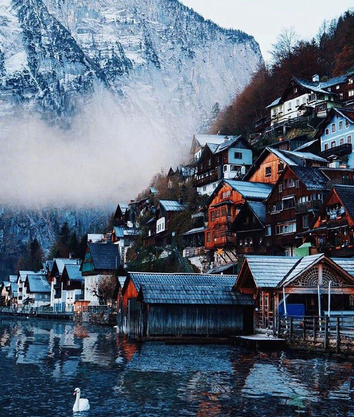 奥地利小镇Hallstatt??