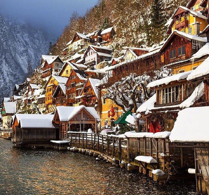 奥地利小镇Hallstatt??