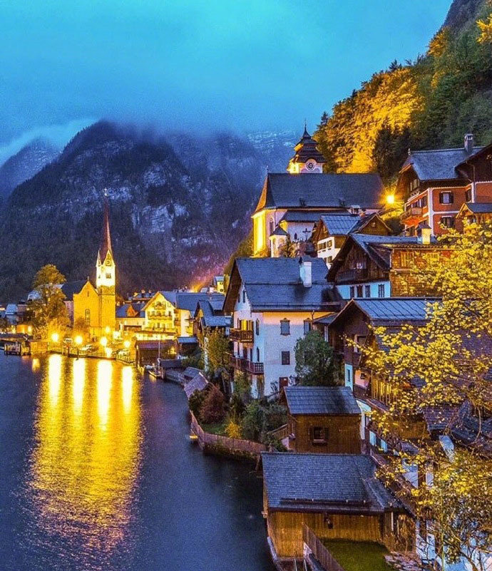 奥地利小镇Hallstatt??