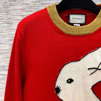 Gucci cartoon rabbit sweaters for women.TopA++