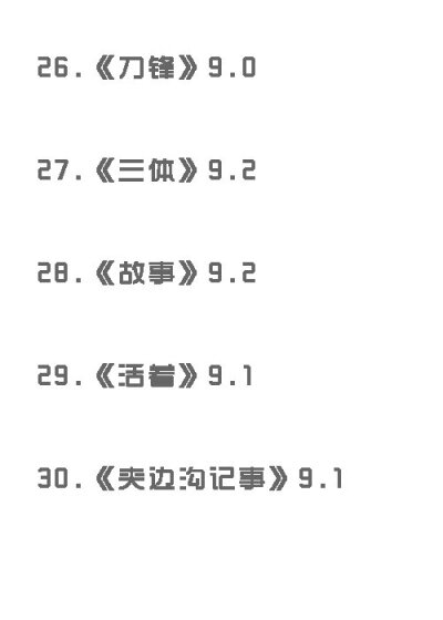 豆瓣评分9.0以上的49本好书,送给爱看书的你