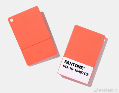 pantone 官方发布了 2019 年度的代表色，Living Coral（活珊瑚橘）当选。#求是爱设计#