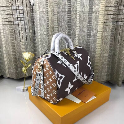 Louis vuitton M41112❣️M40391 material : Monogram canvas. Speedy 30 TOTE BAGS. size 30X21X17cm topA++