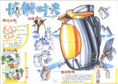 大禹手绘工业快题优秀学员作品