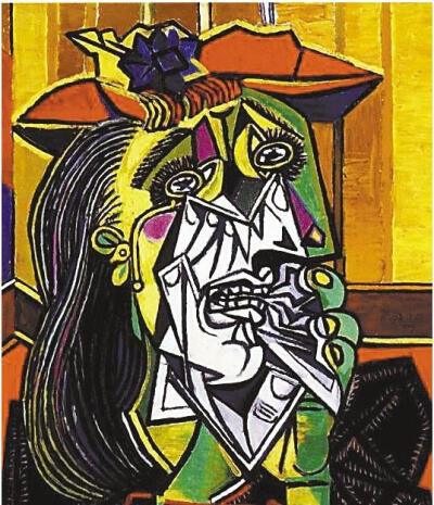 毕加索《哭泣的女人》1937年，朵拉·玛尔