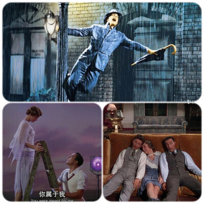 No.124《雨中曲》。60多年前的音乐电影，相当老的老电影了，画面什么的明显能感觉出来距离我们现在的时代很远，但里面出现的每首歌现在都觉得超好听！不喜欢老电影的慎看！