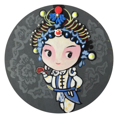 好呆萌的粘土画！