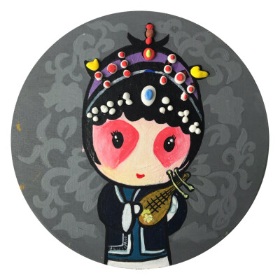 好呆萌的粘土画！