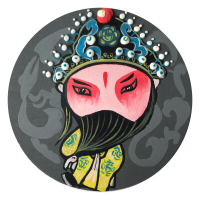 好呆萌的粘土画！