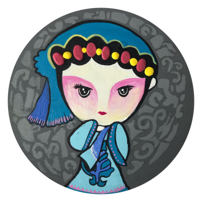 好呆萌的粘土画！